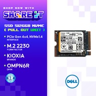 DELL 512GB NVMe M.2 2230 SSD Solid State Drive KIOXIA P/N: MPN6R w/ 2280 Caddy DP/N:D6HHF ( Pull Out
