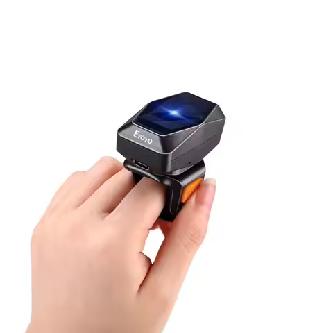 Eyoyo EY-016L Mini Wireless Bluetooth Barcode Scanner 1D Laser, Code 39/128/EAN-8, Fast Trigger Scan