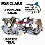 EX5 CLASS CRANKCASE UPGRADE TEBAL ESPADA RH CASING EX5 CLASS