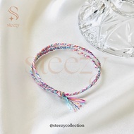 BTS V Bracelet (FREE PHOTO CARD) - Tehhyung BTS braided rope bracelet/