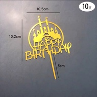 -Set of 10 Meka Castles - Decorate birthday cakes and cream cakes