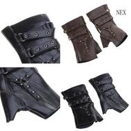 NEX Steampunk Fingerless Gloves Cosplay Custume Medieval Vintage Boxing Gloves