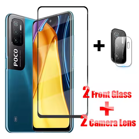 Full Cover Glass on Poco M3 Pro 5G Tempered Glass For Xiaomi Poco M3 Pro X3 NFC F3 Screen Protector 