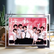 Times Youth League Merchandise Signature Photo Crystal Photo Frame Table Friends Girlfriends Birthda