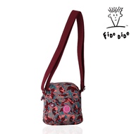 กระเป๋าสะพายข้างไนลอนลําลองโดย Fido Dido Small Square Shoulder Bag สําหรับผู้หญิงที่มีซิปปิดและกระเป