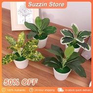 Home Garden Decor Mini Artificial Plants Small Pot Desktop Bedroom Plants Eye Protection Decor