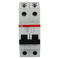 เซอร์กิตเบรกเกอร์ 40 แอมป์ 2 โพล 10kA ABB S202M-C40 MCB 2P 40A เหมาะสำหรับเครื่องชาร์จรถยนต์ไฟฟ้า