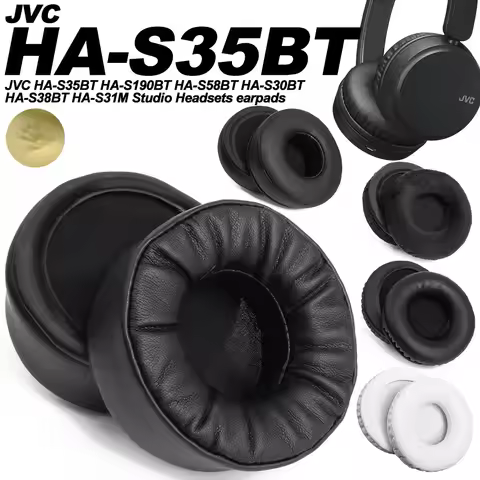 Earphone pads For JVC HA-S35BT HA-S190BT HA-S58BT HA-S30BT HA-S38BT HA-S31M replacement Earpads