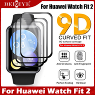 9D Curved Soft ฟิล์มใสกันรอย for Huawei Watch Fit 2 ฟิล์ม Full Cover Protective Film Explosion Proof Anti Scratch ฟิล์ม for Huawei Fit2 ฟิล์มกันรอย Smartwatch Full Screen Protectors Film Cover Accessories
