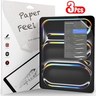 1-3Pcs Paper Feel Feel Screen Protector For iPad Air 11 Pro 11 inch Pro 13 2024 10th 9th Generation 8 7 6 Air 5 4 Pro 11 12.9 10.5 No Glass