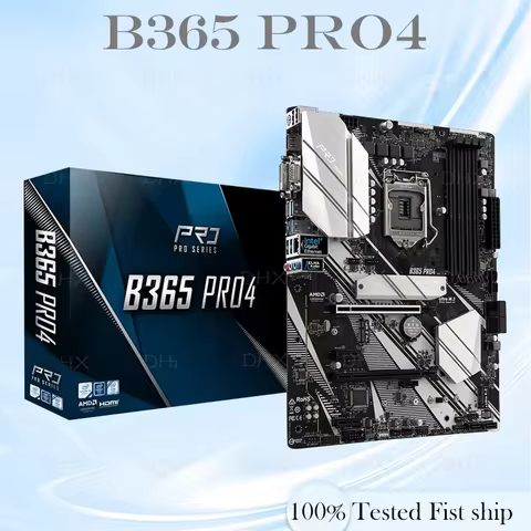 For ASROCK B365 Pro4 Motherboard B365 9900 I7-9700K I5-8500 9400F I3-9100 CPU LGA 1151 Support I9-99