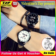 [2 Pcs]TZP Store 1 Pair GENEVA Korean Version Of Couple Watches Fashion Lovers Hot Selling Quartz Analog Faux Black Leather Band Wrist Watch With Men Women Watches