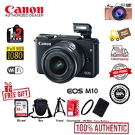 (Ready Stock) Canon EOS M10 kit 15-45mm IS STM Mirrorless system APS-C ( 3 Years Warranty )