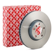 FEBI BMW Front Brake Disc Rotor 7 Series 5 Series 6 Series F10 F18 F11 F07 F12 F13 F06 F01 F02 34116