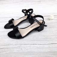 Basic Style Square Heels Thin Strap sandal 3Cm Sd09