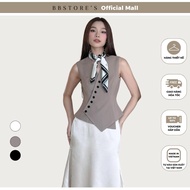 BBSTORE’S Luxurious Buttoned Wrap Gilet - A3711
