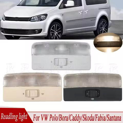 Interior Light Reading Light For VW Polo 9N 6R T5 2002-2015 Bora 2002-2005 Caddy 2004-2015 Fabia Sea