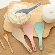 Wheat Straw Rice Spoon Kitchen Serving Spoon Tableware Rice Scoop Rice Cooker Rice Shovel Rice Scoop