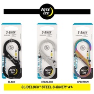 Nite Ize S-Biner Slidelock Stainless Steel Carabiner Size 4
