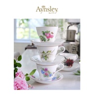 British Aynsley Aynsley English Bone China Coffee Cup Golden Flower Tea Cup Saucer Afternoon Tea Set