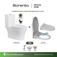 Sorento ONE PIECE WC Water closet jamban tandas with bidet seat cover combo rimless wc SRTWC8318-RL 