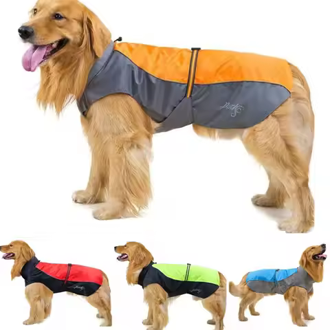 2025 Pet Dog Rain Coat Waterproof Jackets Breathable Assault Raincoat for Big Dogs Cats Apparel Clot