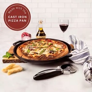 HAPPINESS Dual Handle Cast Iron Frying Pan ( 42cm x 3cm )