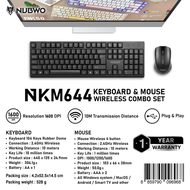 NKM644 KEYBOARD & MOUSE WIRELESS COMBO SETคีย์บอร์ดและเมาส์ ชุดคอมโบไร้สาย