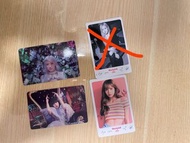 Blackpink card *Lisa, jisoo, Jennie, Rose*