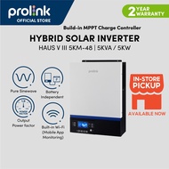 Prolink Haus MPPT V III 5KM-48 | 5KVA/5000W Hybrid Off-Grid Solar Inverter Pure Sine Wave