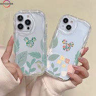 Watercolor Mickey Mouse Phone Case For Samsung S24 S23 S22 S21 Ultra Plus S23 S21 S20 FE A02S A03S A