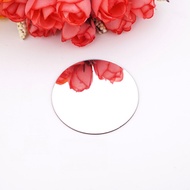 discount 50pcs Small Round Wall Mirror Sticker 3D Acrylic Dots Mirror Sticker Wedding Decoration Par