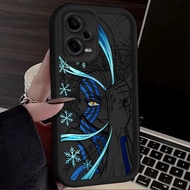 Bandai | Demon Slayer Akaza Rengoku Line Painting Cool Phone Case for Xiaomi Redmi Note 15 14 13 12