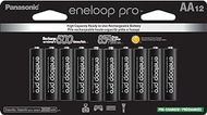 eneloop Panasonic BK-3HCCA12FA pro AA High Capacity Ni-MH Pre-Charged Rechargeable Batteries, 12-Battery Pack