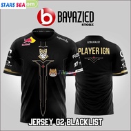New G2 BLACKLIST JERSEY LOL GAME【Free Custom Name & Number】
