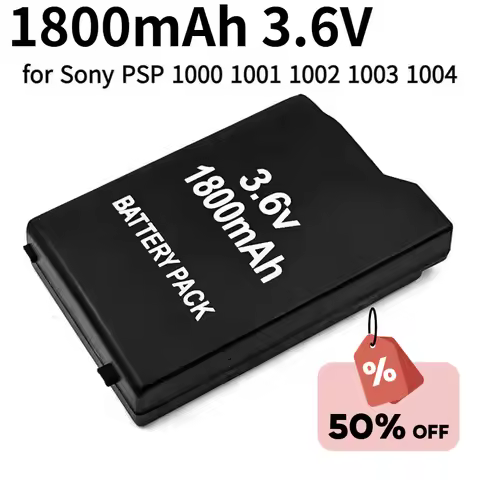 1-10pcs 3.6V 1800mAh Battery for Sony PSP 1000 1001 1002 1003 1004 for Sony PSP Replacement Battery 