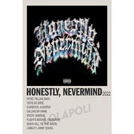 Honestly, Nevermind Album Cover Poster - Drake