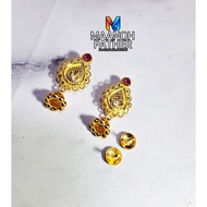 3.55GM-16 GOLD CALCUTTA EARRINGS-916 EARRINGS-916 INDIAN CALCUTTA EARRINGS-916 EARRINGS-916 EARRINGS