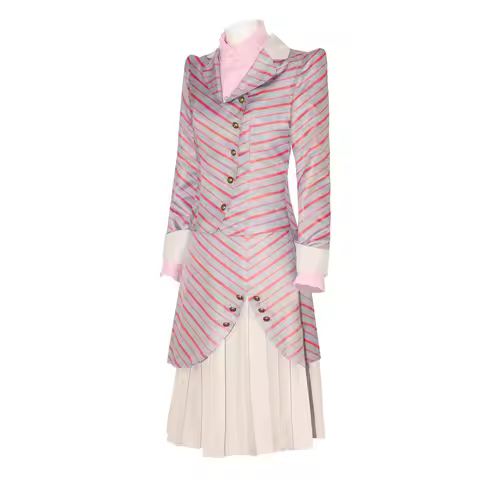 Movie Wicked Witch Elphaba Dress Cosplay Costume Glinda Pink Suit Dress Wizard of Oz Halloween Elpha