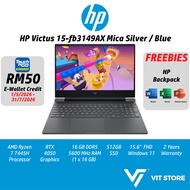 HP Victus Gaming Laptop 15-fb3148AX Blue / 15-fb3149AX Mica Silver R7-7445H RTX4050 16GB 512GB SSD 1