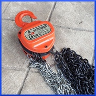 Eagle One Hand Chain Hoist Size 1.5 TON Weight 1.5 Tons (1500 kg) Can Be Lifted Up To 3 Meters. 11.5