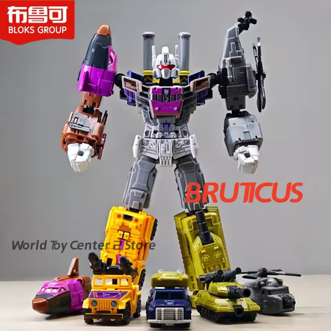 Original Blokees Bruticus Transformers Accessories Brawl Onslaught Swindle Vortex Vehicle Combinatio