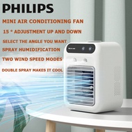 Philips Cooling Fan Desktop Fan Portable Air Conditioning Fan Household Water Cooling Air Fan Air Conditioner Fan Mini Aircond Sejuk one year warranty