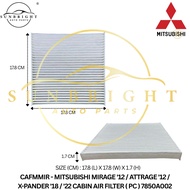 MITSUBISHI MIRAGE '12 / ATTRAGE '12 CABIN AIR FILTER ( PC ) 7850A002