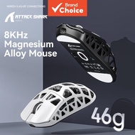 ATTACK SHARK R3 Magnesium Alloy Gaming Mouse 46g Superlight Tri-Mode PAW3395 26K DPI 8K Polling Espo