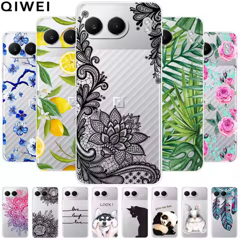 For Oneplus Nord 4 Case Cute Clear TPU Silicone Soft Phone Cases for One Plus Nord 4 5G Transparent 