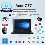 Muarh Acer Windows c771 laptop 11.6 IPS 256GB laptop work office online game study all can use