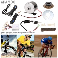 Aramox 9pcs/Set 250W 24V Bicycle Conversion Kit E-bike Brush Motor Set Controller Bike High Speed Ac