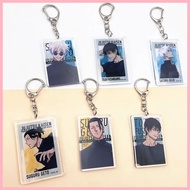 Keychain Pendant Jujutsu Kaisen Geto Suguru Satoru Gojo Zenin Maki Spell Fighting Anime Xia Youjie G