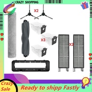 For   G30/G30 Pro/G30 Ultra Vacuum Cleaner Accessories Kit Brush Filter Dust Bag Tracked Mop Cloth